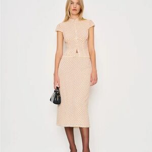 Reformation Opal Two Piece Champagne - Size 6